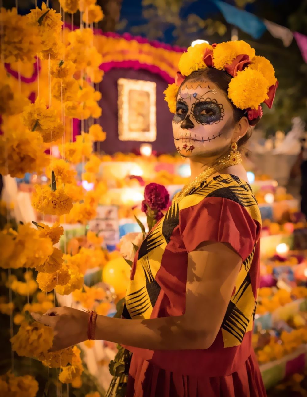 Tour en panteones de Oaxaca por la noche con velas